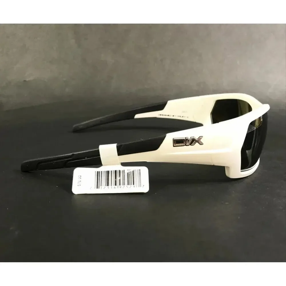 DVX by Wiley X Sunglasses NEXT ZW89582 White Z87 Frames w Black Polarized Lenses